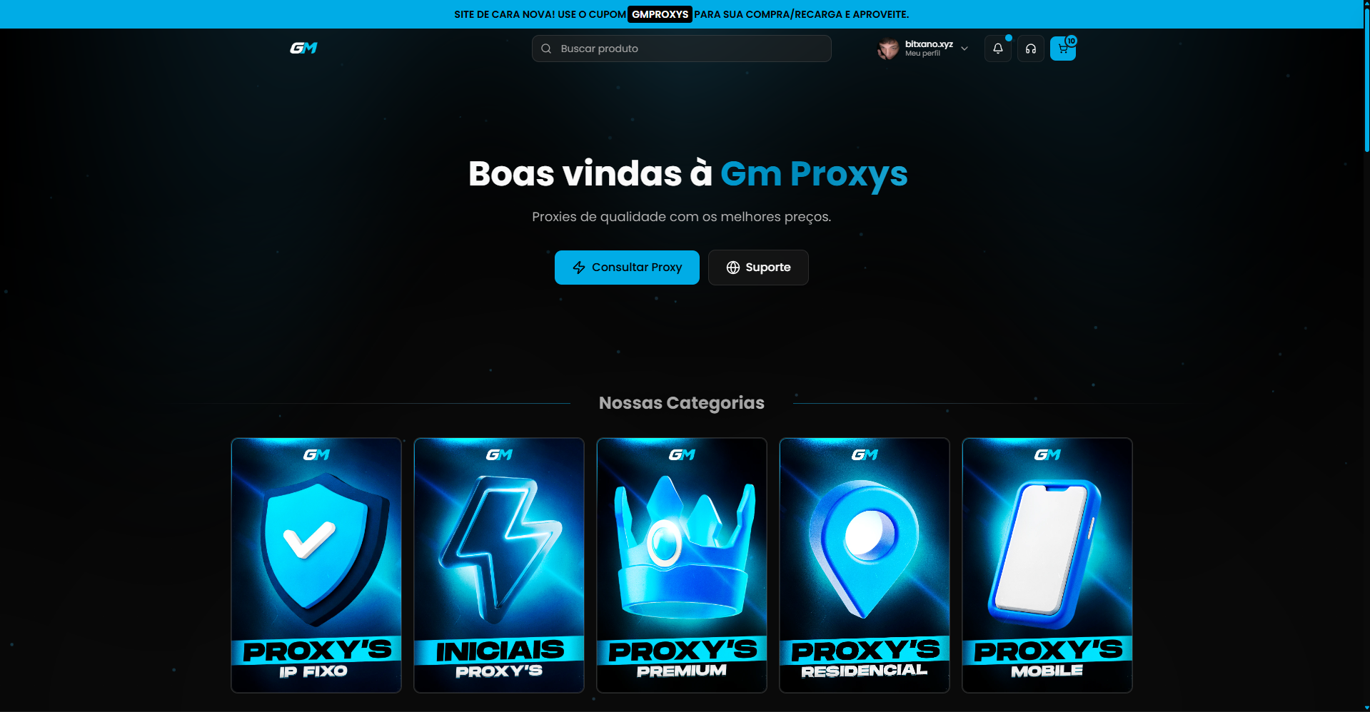Gm Proxys - Loja de proxies